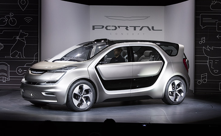 FCA Portal Self-Driving Concept World Debut